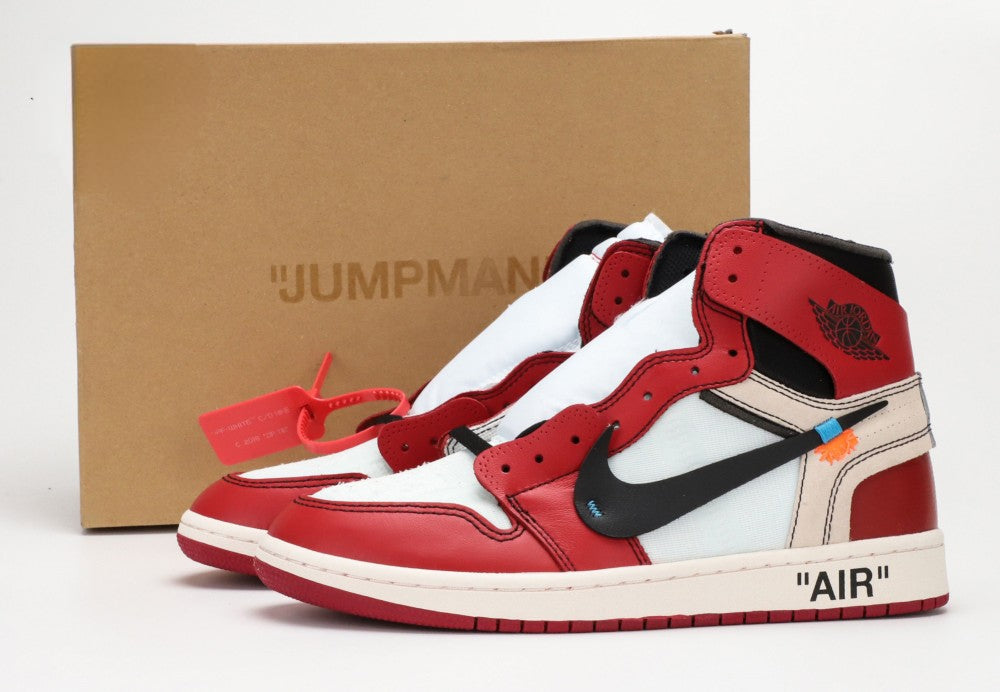 Chicago High-Top Jordan 1s Off-Whites
